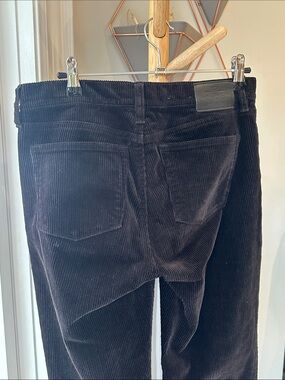 RALPH LAUREN Classic Dark Espresso Brown Corduroy Corduroy Jeans Pants Size 2